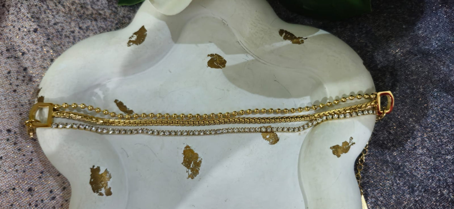 Luxury Triple Layer Chic Bracelet