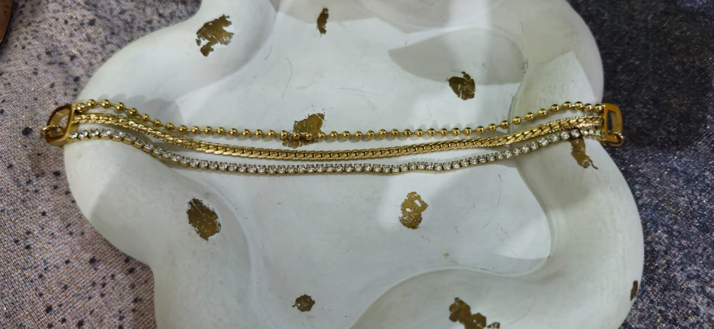 Luxury Triple Layer Chic Bracelet