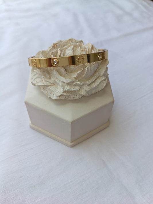Luxury stainless steel Screw Design Bracelet – Minimal & Elegant Style